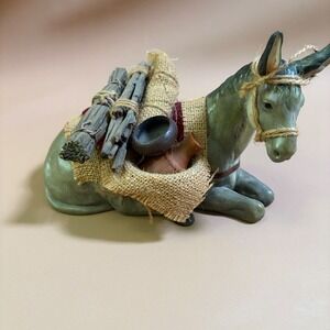 2005 Members Mark Hand Painted Porcelain Nativity Donkey Replacement Figurine